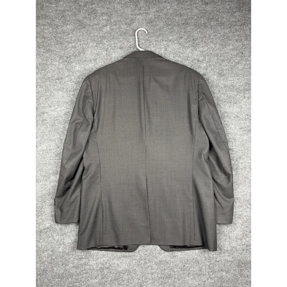 RALPH Ralph Lauren Pinstripe Wool Blazer 44L Navy Blue Men's 3 Button